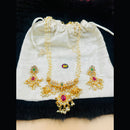 FS Collection Gold Plated Austrian Stone Necklace Set