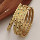FS Collection Gold Plated Bangle Set