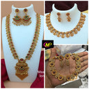 FS Collection Gold Plated Necklace Combo Set