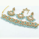FS Collection Gold Plated Crystal Stone Necklace Set