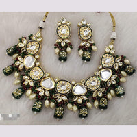 FS Collection Gold Plated Necklace Set
