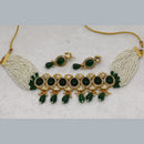 FS Collection Gold Plated Crystal Stone Necklace Set