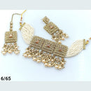 FS Collection Gold Plated Choker Necklace Set