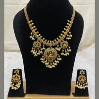 FS Collection Gold Plated AD Stone Necklace Set