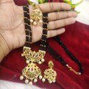 FS Collection Gold Plated Austrian Stone Long Necklace Set