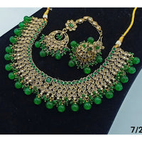 FS Collection Gold Plated Crystal Stone Necklace Set