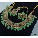 FS Collection Gold Plated Crystal Stone Necklace Set