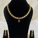 FS Collection Gold Plated AD Stone Necklace Set