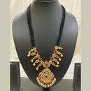 FS Collection Gold Plated AD Stone Long Necklace Set