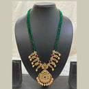 FS Collection Gold Plated AD Stone Long Necklace Set