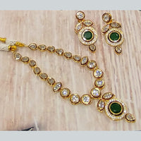 FS Collection Gold Plated Austrian And Pearl Necklace Set