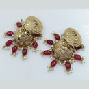 FS Collection Gold Plated Jhumki Earrings