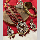Fs Collection 2 Tone AD And Beads Necklace Set