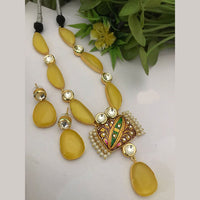 FS Collection Gold Plated Beads Necklace Set