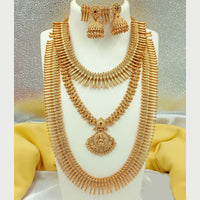 FS Collection Gold Plated Necklace Combo