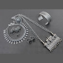 FS Collection Oxidised Plated Jewellery Combo