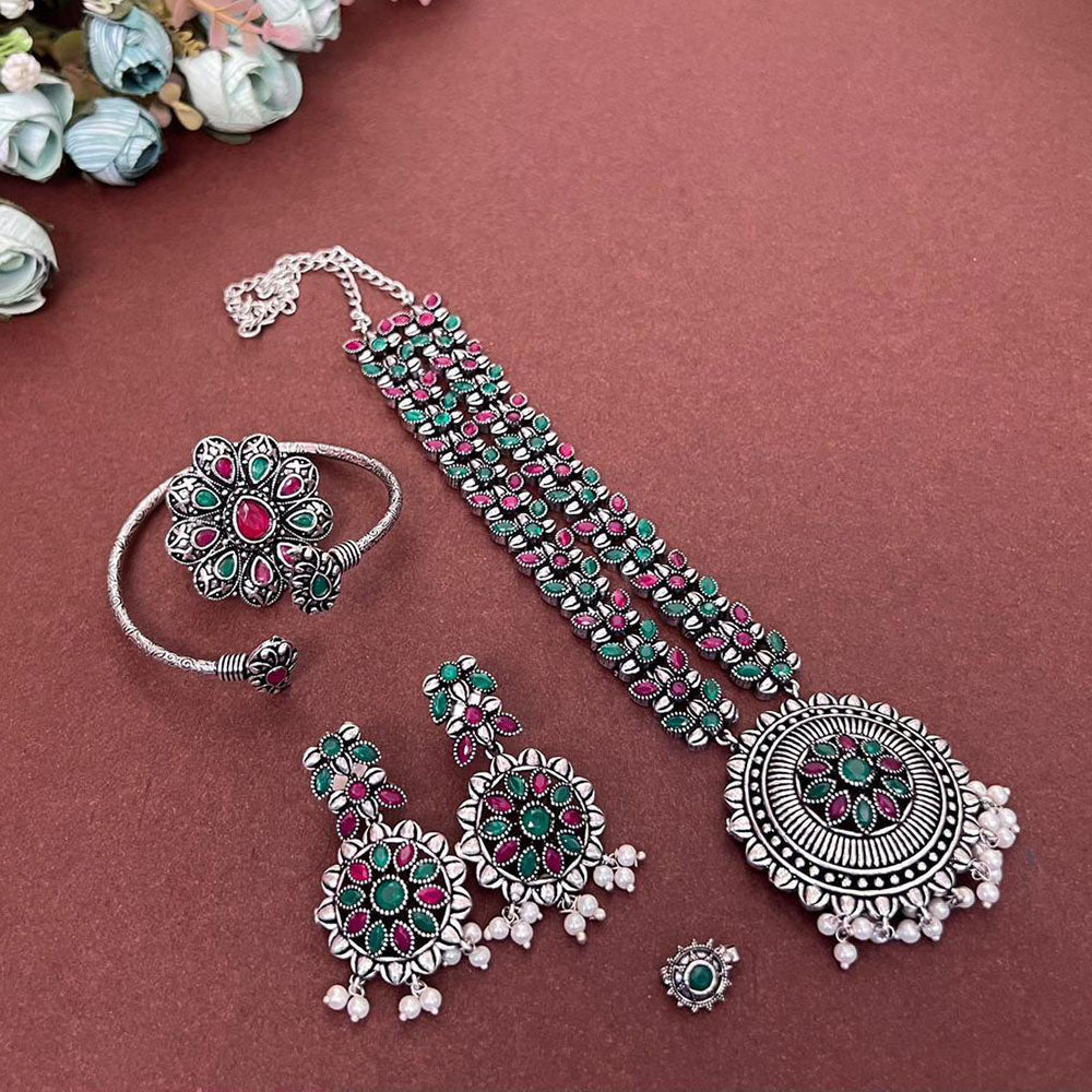 FS Collection Oxidised Plated Combo Set