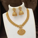 FS Collection Gold Plated Temple Necklace Set