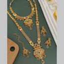 FS Collection Gold Plated Pota Stone Necklace Combo