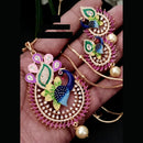 FS Collection Gold Plated AD Chain Pendent Set