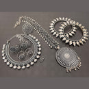 FS Collection Oxidised Plated Jewellery Combo