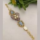 FS Collection Gold Plated Pearl Bracelet