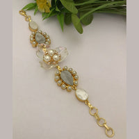 FS Collection Gold Plated Pearl Bracelet