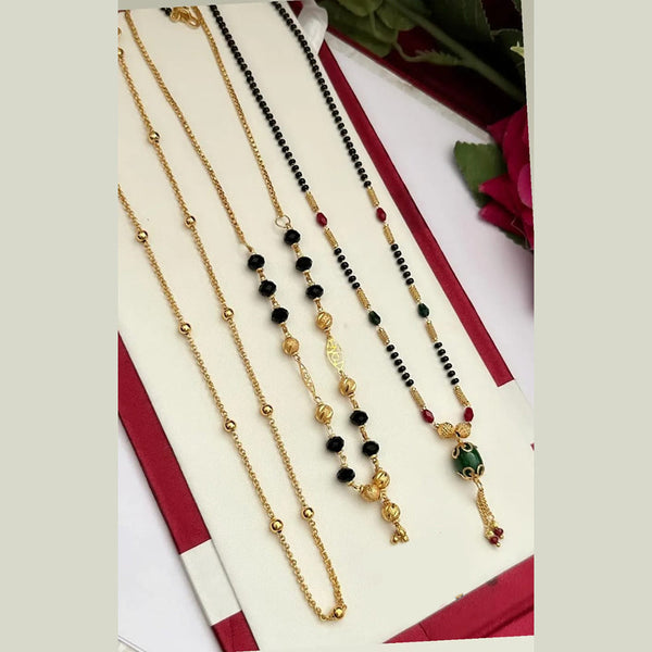 FS Collection Gold Plated Pearls Combo Set