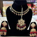 FS Collection Gold Plated Beads Necklace Set