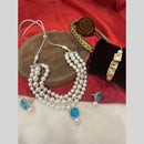 FS Collection Gold Plated Pearl Necklace Set