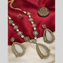 FS Collection Gold Plated Crystal Stone Necklace Set