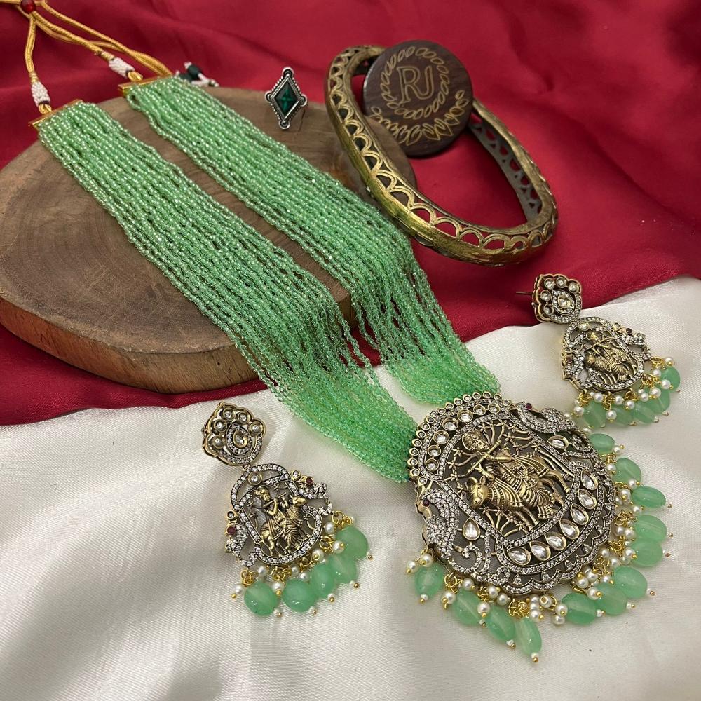 FS Collection Gold Plated Necklace Set