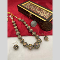 FS Collection Gold Plated Necklace Set