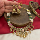 FS Collection Gold Plated Necklace Set