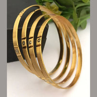 FS Collection Gold Plated Bangle Set
