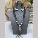 FS Collection Austrian Stone And Beads Long Necklace Set