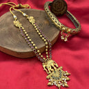 FS Collection Pota Pearl Long Necklace Set