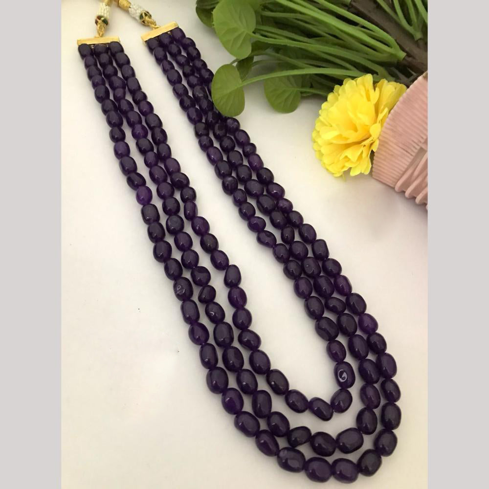 FS Collection Beads Long Multi-Layer Mala Necklace for Festive & Party Wear