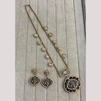 FS Collection Designer Gold Plated Crystal & Austrian Stone for a Timeless Look Necklace Set