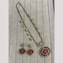 FS Collection Designer Gold Plated Crystal & Austrian Stone for a Timeless Look Necklace Set
