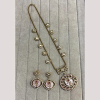 FS Collection Designer Gold Plated Crystal & Austrian Stone for a Timeless Look Necklace Set