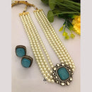FS Collection Designer Crystals and Pearls Long Necklace Set