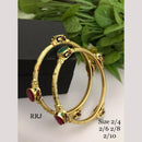 FS Collection Festive Wear Gold-Plated Pota Bangle Set