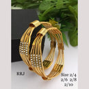 FS Collection Traditional Gold-Plated Bangle Set