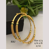 FS Collection Traditional Gold-Plated Bangle Set