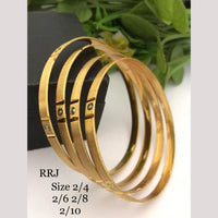 FS Collection Traditional Gold-Plated Bangle Set