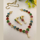 FS Collection Sparkling Charm Crystal Necklace Set
