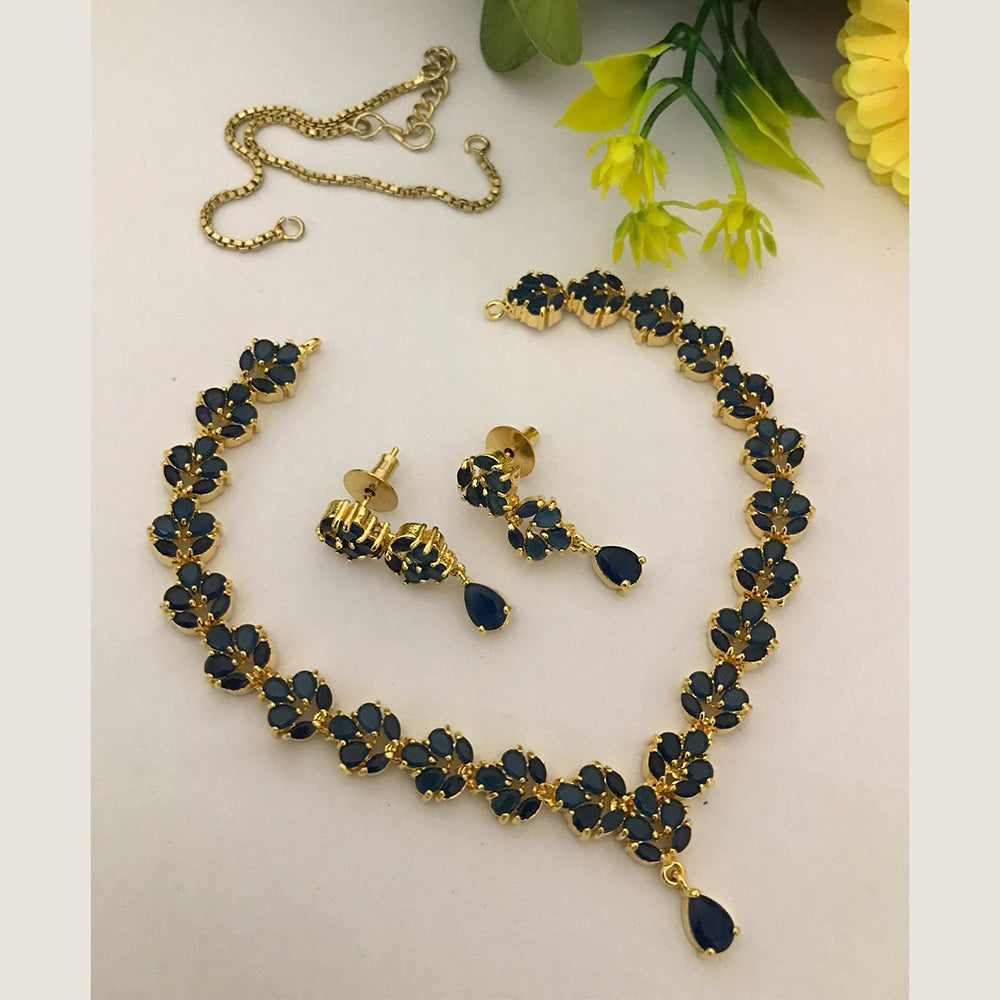 FS Collection Sparkling Charm Crystal Necklace Set