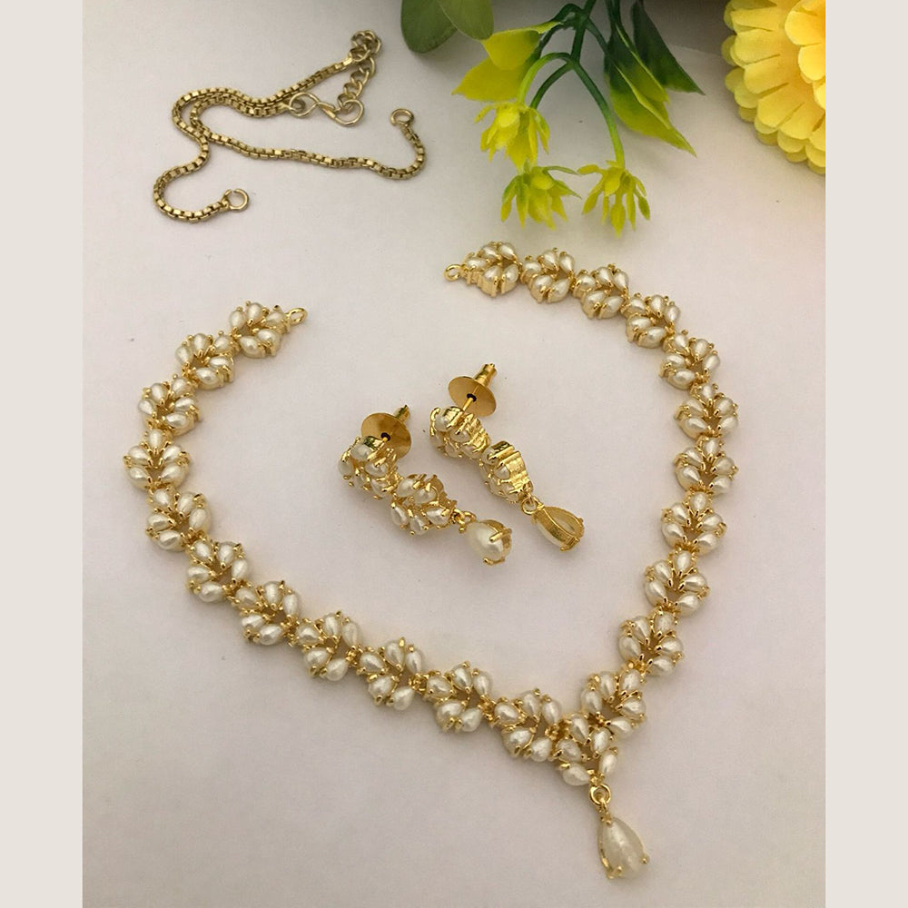 FS Collection Sparkling Charm Crystal Necklace Set