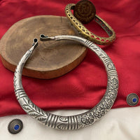 FS Collection Oxidised Plated  Necklace Set
